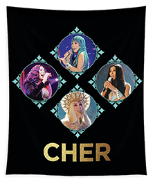 Cher – Blue Diamonds Tapestry