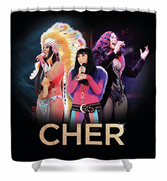 Classic Cher Trio Shower Curtain